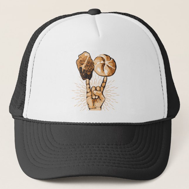 Rock and Roll Trucker Hat (Front)