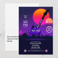 Rock and Roll Wedding Invitation