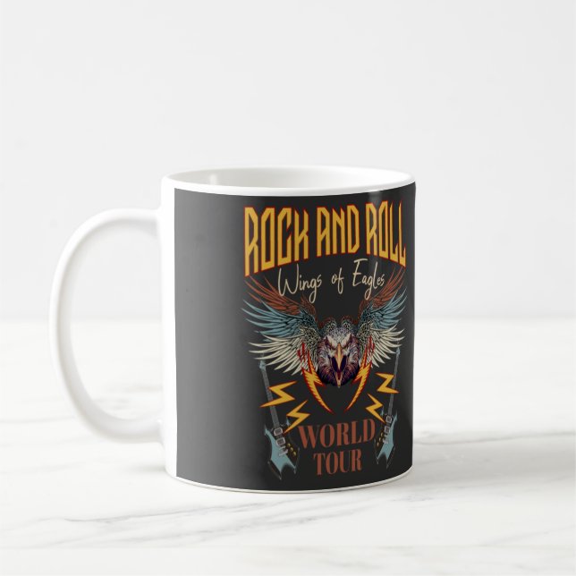 Rock And Roll / Wings Of Eagle Coffee Mug (Left)