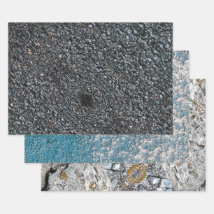 Rock and stone, walls, pebbles, building materials wrapping paper sheet