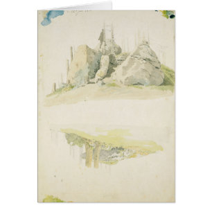 Rock and Tree: Two Studies, 12th July 1810