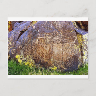 Rock Art Archaic Template Postcard