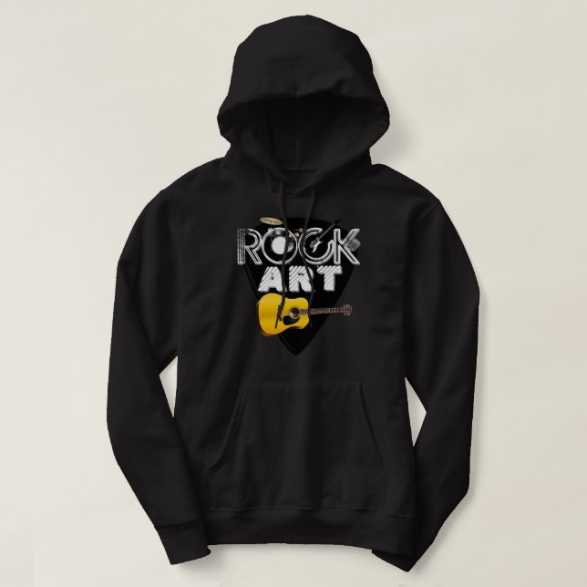 Rock Art Music Hoodie (Design Front)
