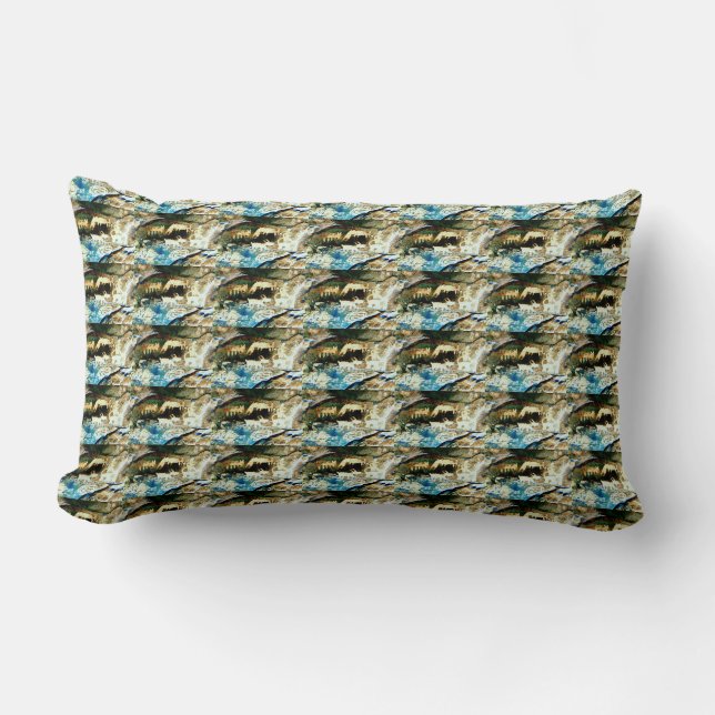 rock art pillow (Front)