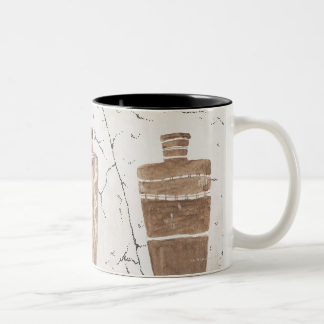 Rock art, Utah Two-Tone Coffee Mug (Right)