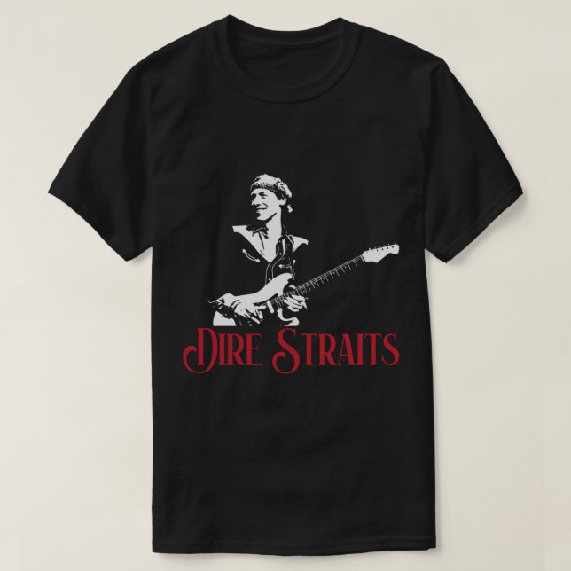 Rock band  Dire Straits T-Shirt (Design Front)