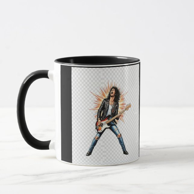 rock bass player legend mug (Left)