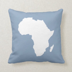 Rock Blue Audacious Africa Cushion