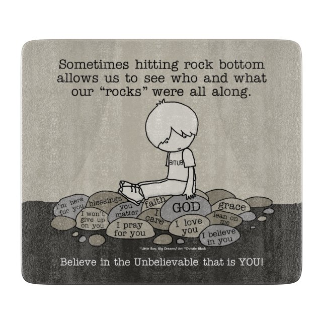 Rock Bottom Cutting Board (Front)