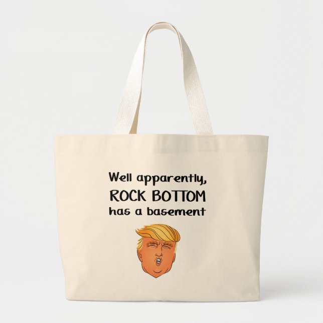 Rock Bottom Large Tote Bag (Front)