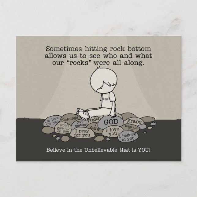 Rock Bottom Postcard (Front)