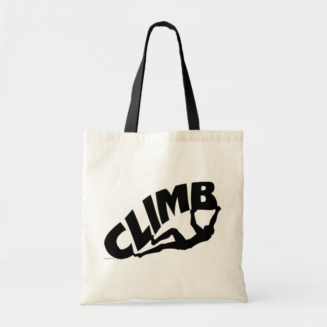 Rock Bouldering Tote Bag (Front)