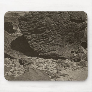 Rock carved by drifting sand, Grand Wash, Utah Mouse Pad