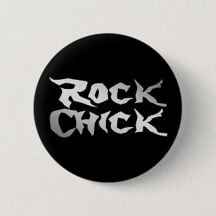 Rock Chick 6 Cm Round Badge