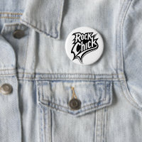 Rock Chick – Bold Black and White Typography