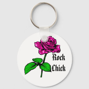 Rock Chick Keychain