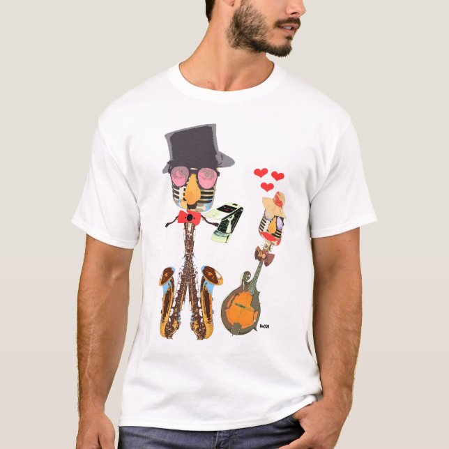 Rock Chick Meets Mr. Rock n Roll T-Shirt (Front)