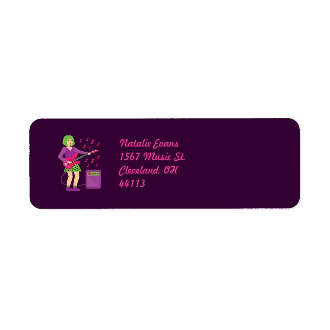 Rock Chick Return Address Label (Front)