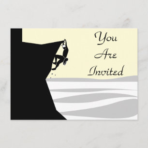 Rock Climber 1 - Invitation