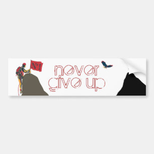 Rock Climber Bumper Sticker