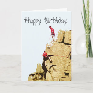 rock climber card