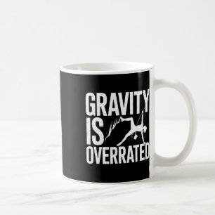 Rock Climber Gravity Funny Climbing Adventure Coffee Mug