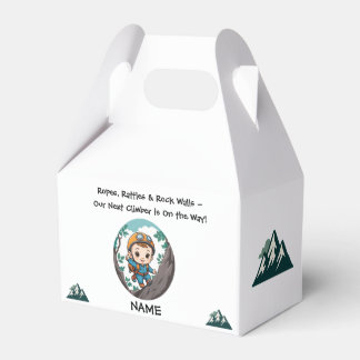 Rock Climber Outdoor Adventure Baby Boy Favour Box