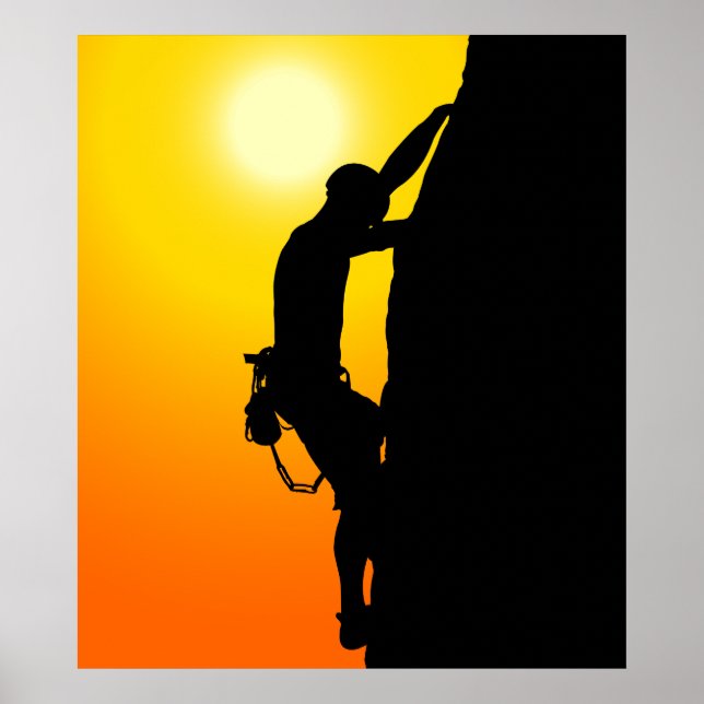 Rock Climber Poster (Front)