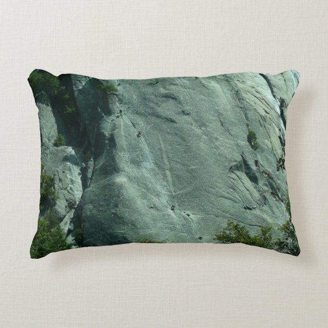 Rock Climbers on El Capitan Decorative Cushion (Front)