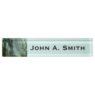Rock Climbers on El Capitan Nameplate