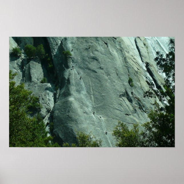 Rock Climbers on El Capitan Poster (Front)