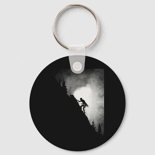 Rock Climbing _6  Key Ring (Front)