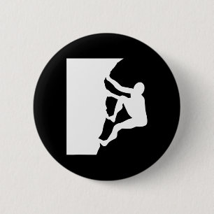 Rock Climbing _7 6 Cm Round Badge