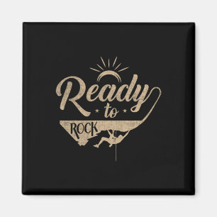 Rock Climbing Art For Men Women Rock Climber Bould Magnet