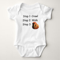 Rock Climbing Baby Bodysuit, Little Climber