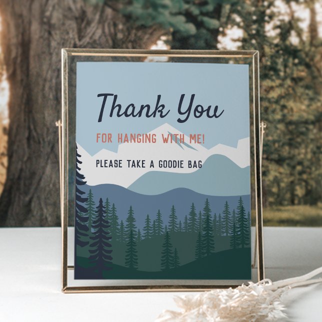 Rock Climbing Birthday Party Favours Sign (Creator Uploaded)