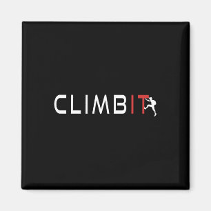Rock Climbing - Bouldering - Climb - Rock Climber Magnet