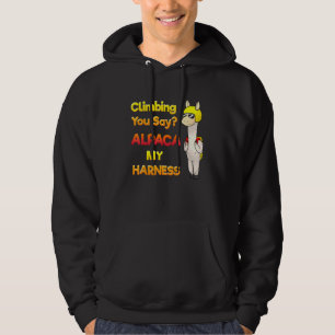 Rock Climbing Bouldering Climbing You Say Alpaka M Hoodie