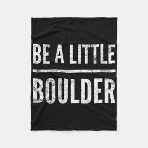 Rock Climbing Bouldering Distressed Hiking Gift Ki Fleece Blanket