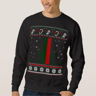 Rock Climbing Bouldering Funny Christmas Ugly Xmas Sweatshirt
