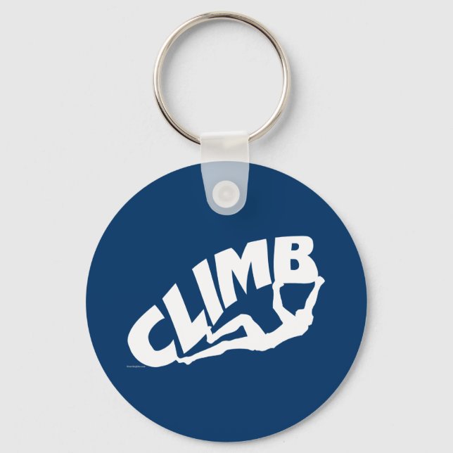 Rock Climbing Bouldering Key Ring (Front)