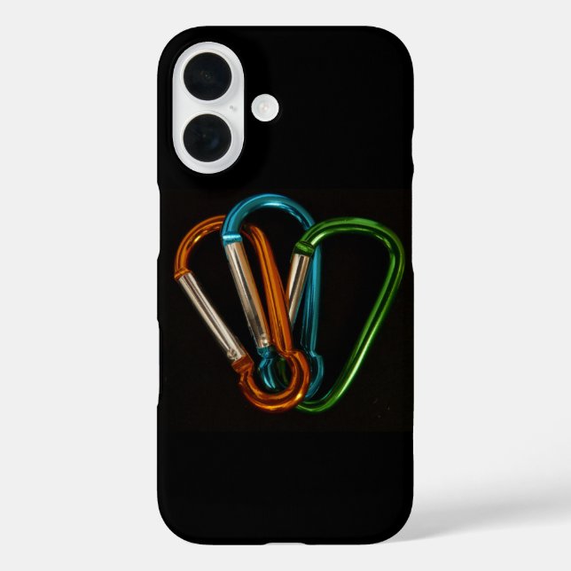 Rock Climbing Carabiner Case-Mate iPhone Case (Back)