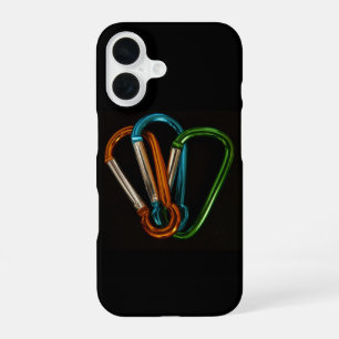 Rock Climbing Carabiner iPhone 16 Case