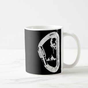 Rock Climbing Carabiner Mountaineering Climber Coffee Mug