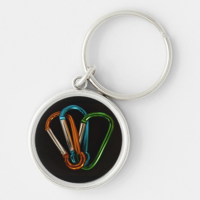 Rock Climbing Carabiners Keychain (Front)