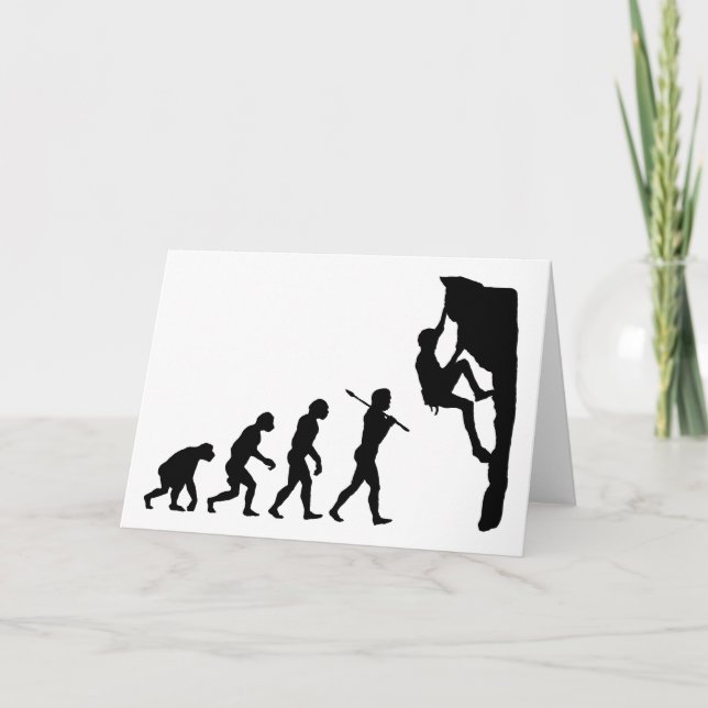 Rock Climbing Card (Front)