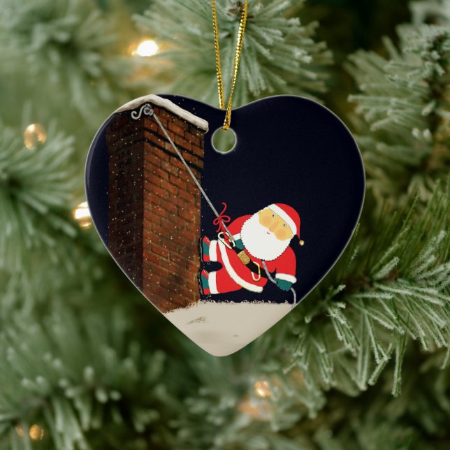 Rock Climbing Christmas Collectable Ceramic Tree Decoration (Tree)