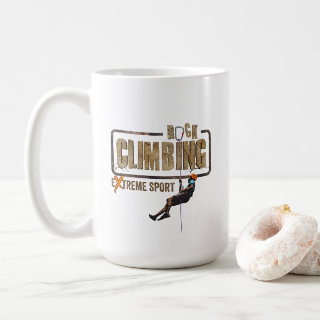 Rock Climbing | Classic Mug #15 (With Donut)