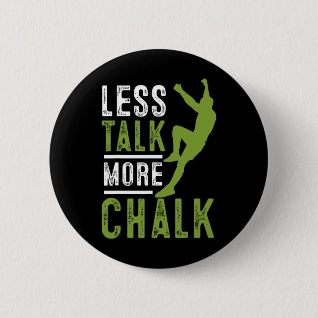 Rock Climbing Climber Gift  6 Cm Round Badge (Front)