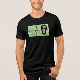 Rock Climbing Climber Retro Gift Tri-Blend Shirt